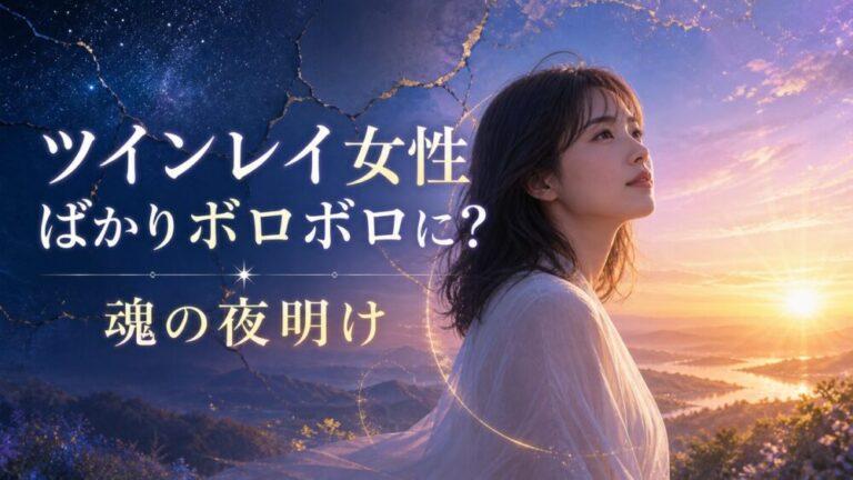 なぜツインレイ女性ばかりボロボロに？試練が多い・過酷な理由と鬱や不幸から抜け出す魂の夜明け