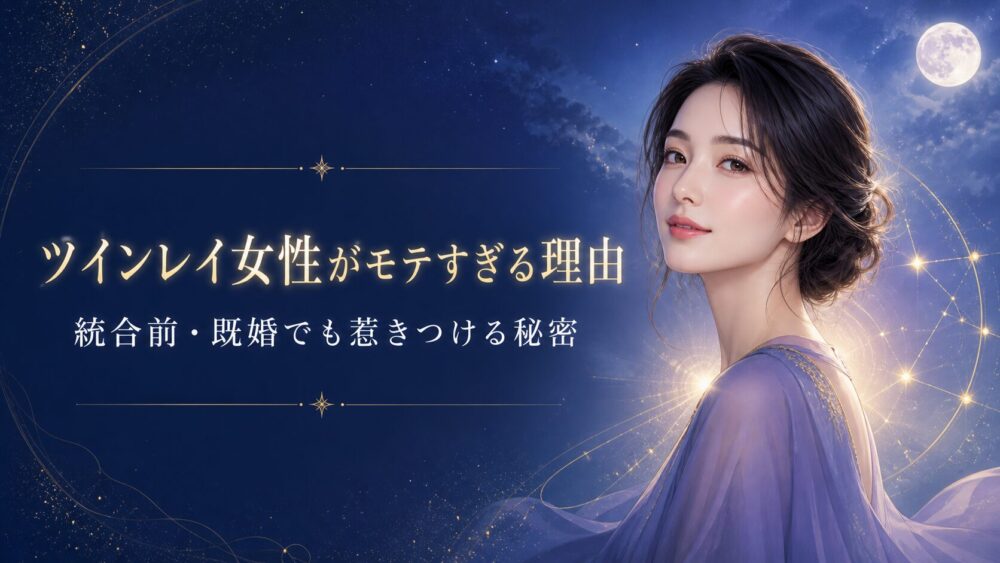 ツインレイ女性がモテすぎる理由|統合前・既婚でも惹きつける秘密とお互い(男性も)モテる真実