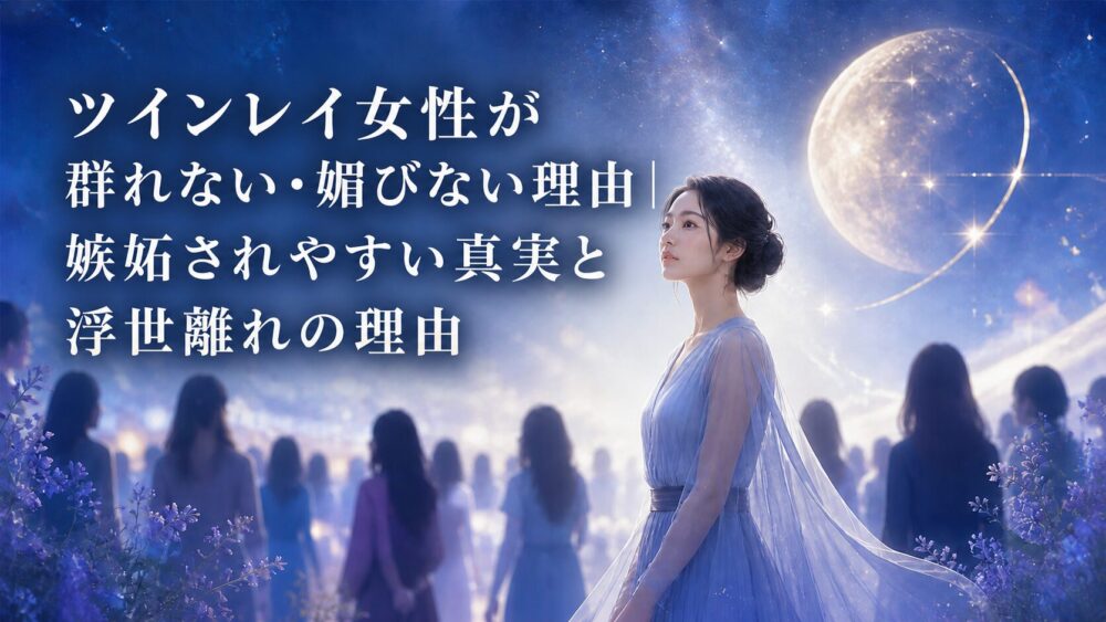 ツインレイ女性が群れない・媚びない理由|嫉妬されやすい真実と浮世離れの理由