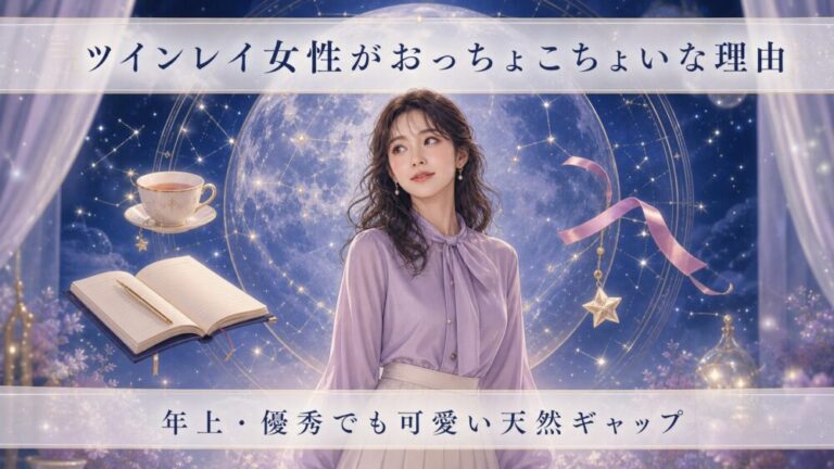 ツインレイ女性がおっちょこちょいな理由｜年上・優秀でも可愛い天然ギャップと溺愛される真実