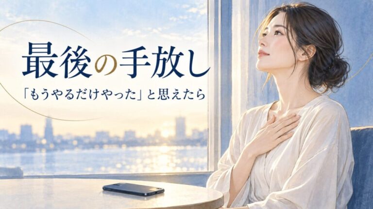 ツインレイ女性の最後の手放しとは？前兆サイン・最終テストと完了後の変化