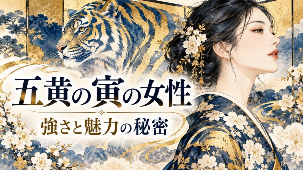 【五黄の寅の女性】性格と特徴!男を食う・結婚できない迷信の真相&血液型別の恋愛傾向・相性まで徹底解説