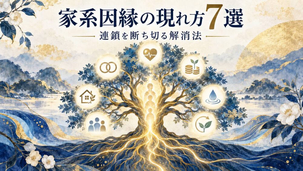 家系因縁の現れ方7選！病気や離婚・不幸の連鎖を断ち切る解消法