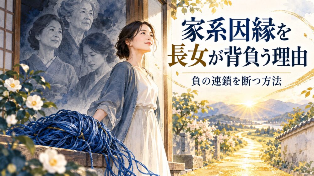 家系因縁を長女が背負う理由！カルマの現れ方と負の連鎖を断つ方法