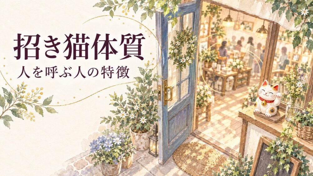 自分が入ると店が混む・並ぶと人が増えるスピリチュアル意味！「招き猫体質」の特徴・疲れる理由とオーラ手相診断