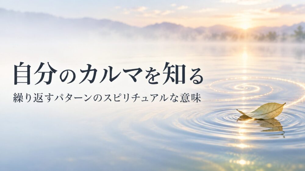 自分の背負ったカルマを知る方法7選!前世の因果・恋愛や人生の繰り返しパターンを霊視専門家が解説【元神官監修】