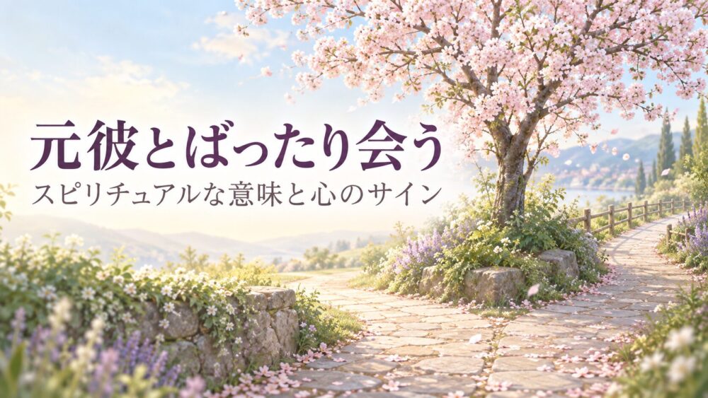 元彼とばったり会うスピリチュアルな意味33選！車ですれ違う・何回も遭遇する理由と男性心理【元神官監修】