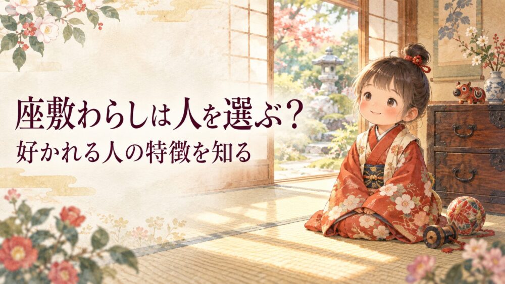 座敷わらしは人を選ぶ？選ばれる霊的基準と好かれる人の特徴7選【見える人の体質・好物も解説】