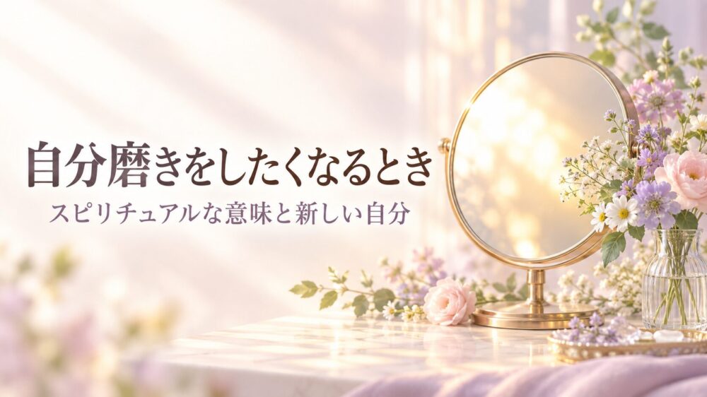 自分磨きをしたくなるスピリチュアルな意味7選!美容に目覚める・綺麗になりたい衝動は運命の転機【元神官監修】