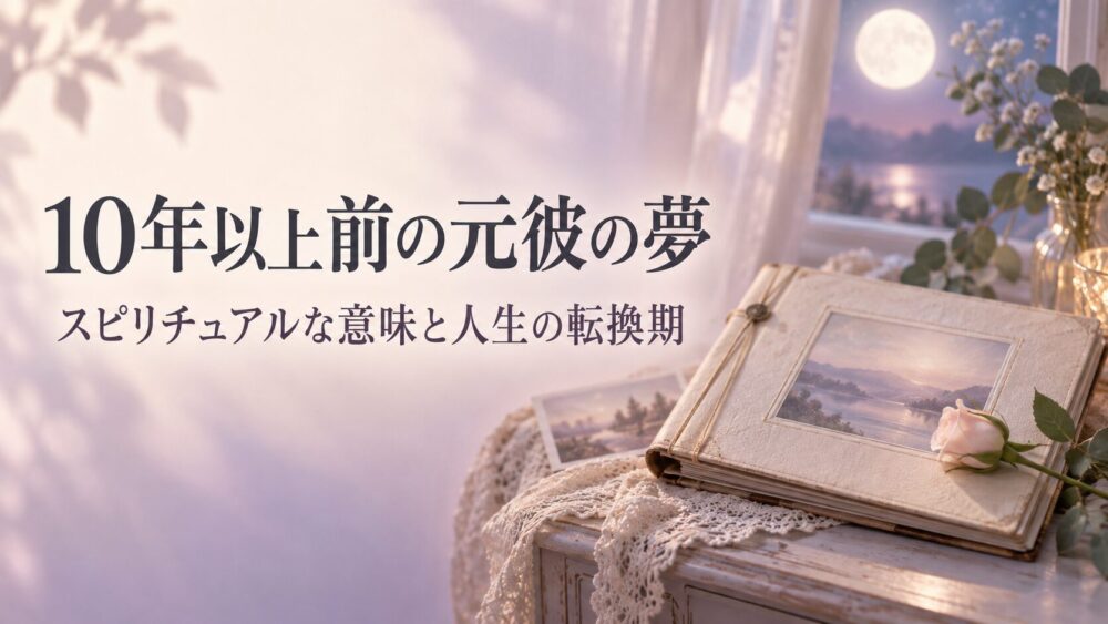 10年以上前の元彼が夢に出てくるスピリチュアルな意味7選！転換期や魂の再評価のサイン【元神官監修】