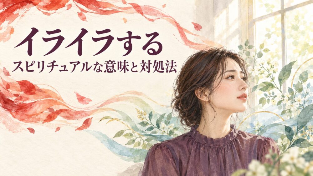 イライラするスピリチュアルな意味！急に・無性にイライラが止まらない理由と魂の転換期サイン【元神官監修】
