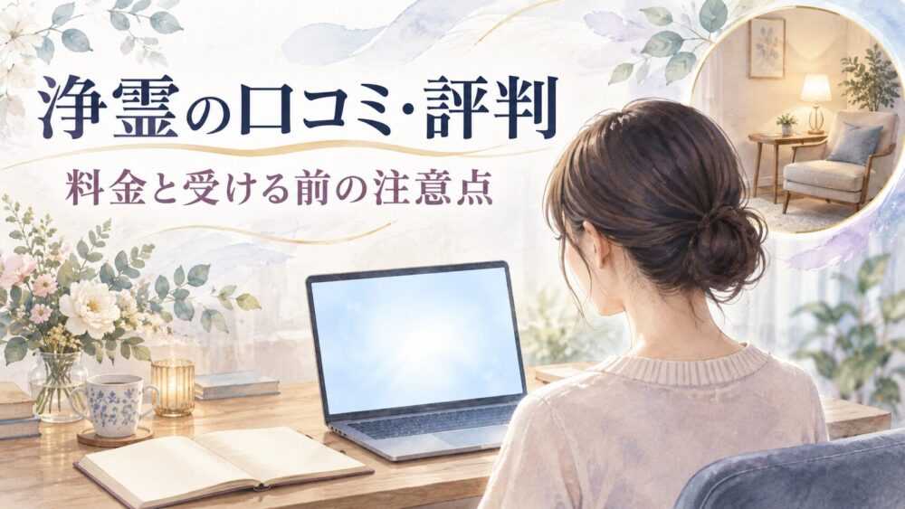 齋藤正子の浄霊の口コミ・評判は？対面・遠隔浄霊の料金や除霊との違い・受ける前の注意点