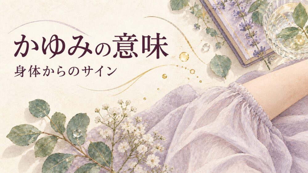 かゆみのスピリチュアル意味大辞典!部位別(手・指・左腕・顔・体の左右)と恋愛ジンクス・好転反応