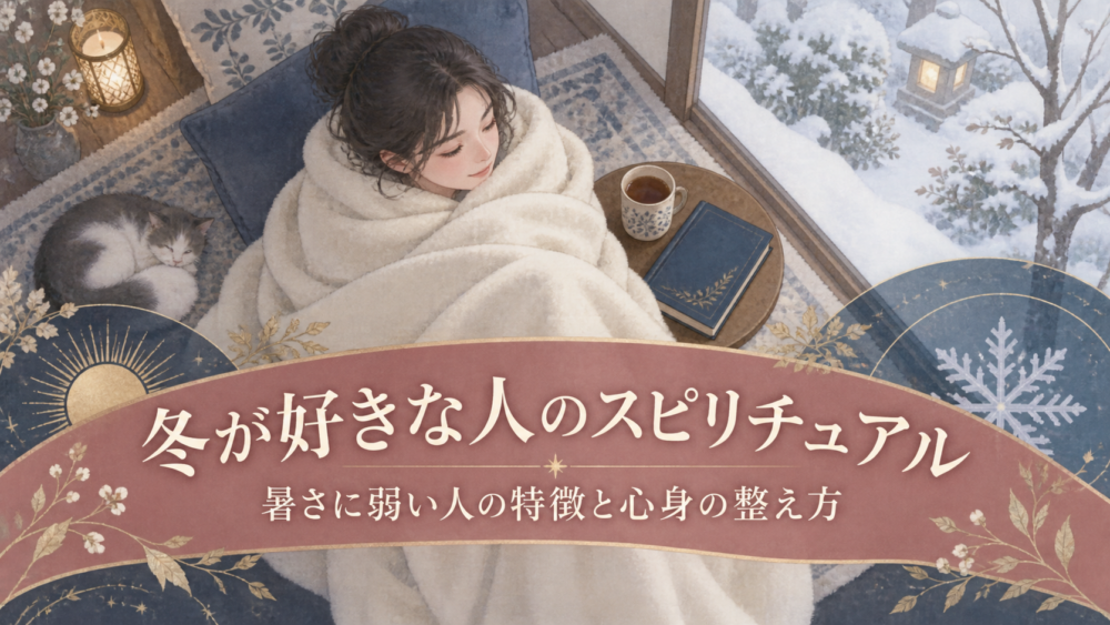 【冬が好きスピリチュアル】なぜ冬に心が落ち着く？夏が苦手な理由と魂が静寂を求めるサイン・性格特徴7選