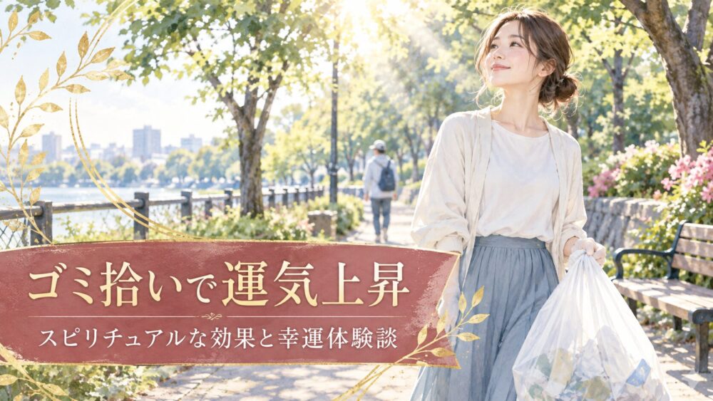 【ゴミ拾いのスピリチュアル効果】運気爆発と徳積みの真相！大谷翔平の「運を拾う」理由・神社での効果や体験談まで徹底解説