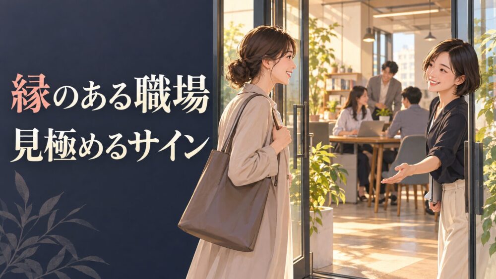 【スピリチュアル】縁のある職場のサイン7選!仕事に呼ばれる・転職がトントン拍子に進む本当の理由と見極め方