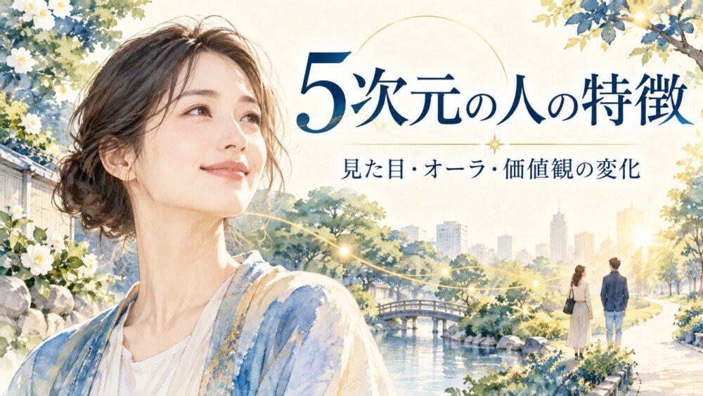 5次元の人の特徴!見た目やオーラ・恋愛や人間関係の変化を解説