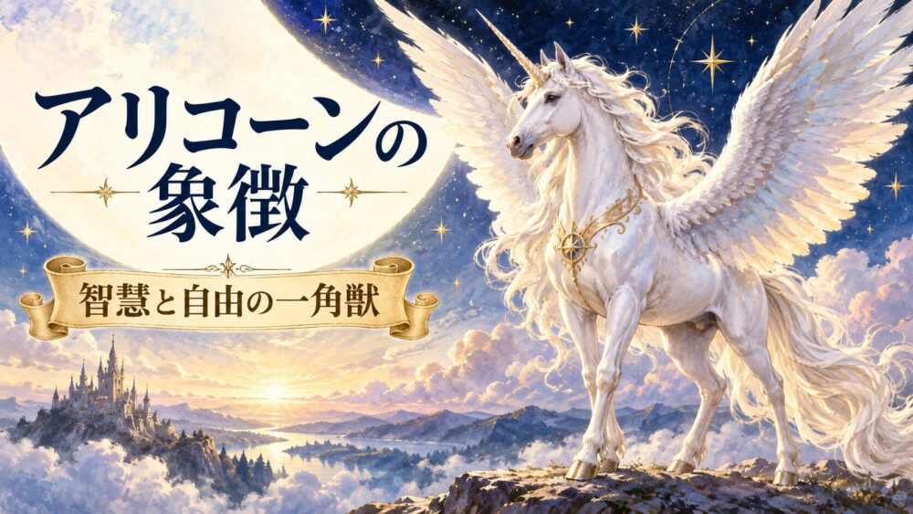 アリコーンのスピリチュアル意味と幸運サイン!有翼の一角獣が象徴する智慧と自由の完全統合