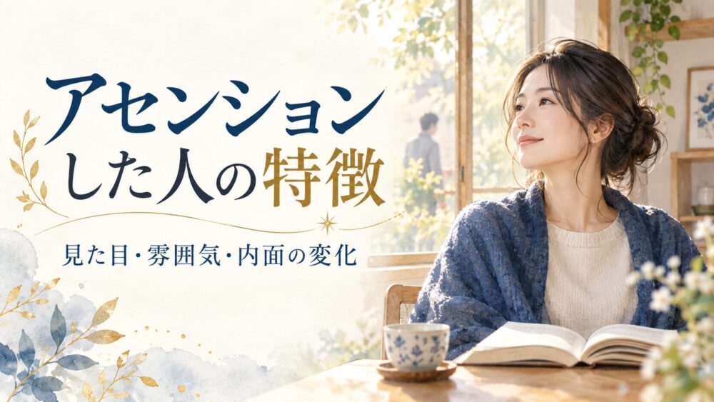 アセンションした人の特徴!見た目や雰囲気・内面の変化を徹底解説
