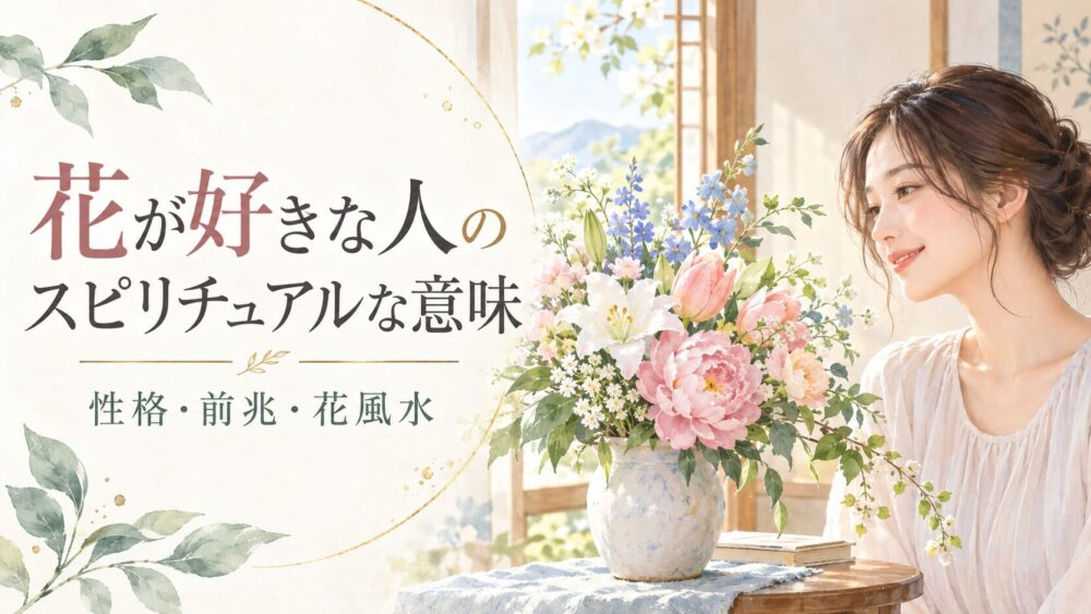 花が好きな人のスピリチュアルな意味・性格7選！急に花が好きになる前兆やモテる理由・花風水の効果まで解説