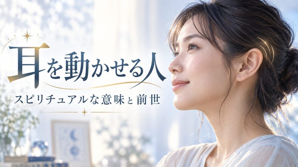 耳を動かせる人のスピリチュアルな意味＆前世7選！何人に1人の割合？天才と言われる理由や片耳・メリットまで徹底解説