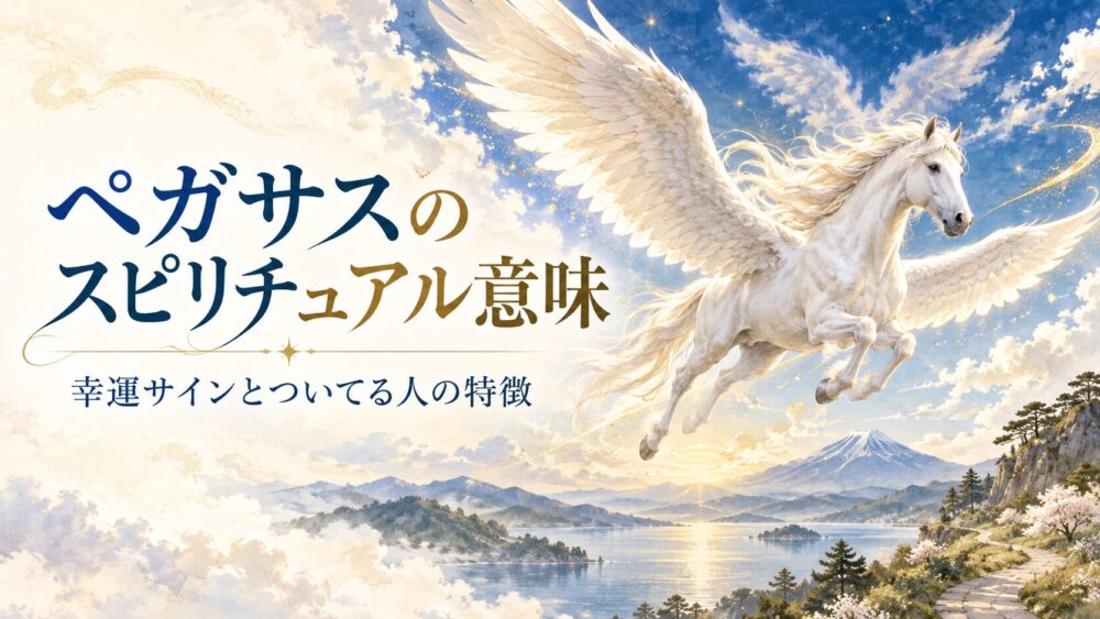 ペガサスのスピリチュアル意味と幸運サイン！ついてる人の特徴・ユニコーンとの違いや夢占いまで徹底解説