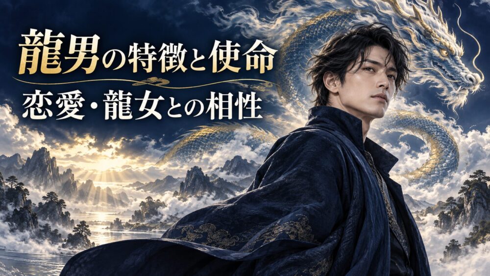 龍男(龍神系男性)の特徴とスピリチュアルな使命|恋愛傾向・好きなタイプ・龍女との結婚相性まで徹底解説