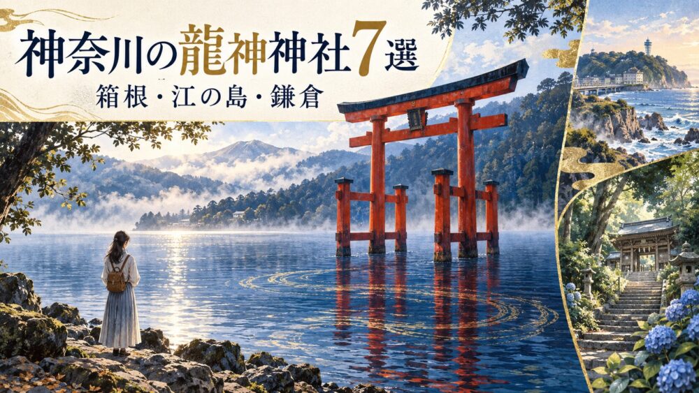 【神奈川】龍神神社最強ランキング7選|箱根・江の島・鎌倉など一度は行きたい開運パワースポット・ご利益・巡礼ルート徹底解説
