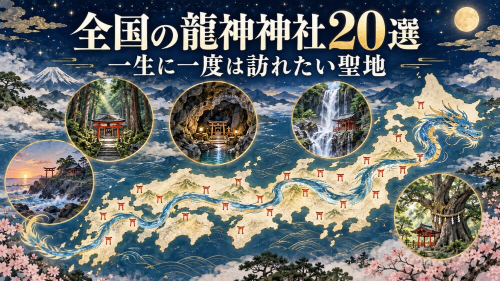 【全国】龍神神社最強ランキング20選|一度は行きたい一生モノの開運パワースポット・ご利益・参拝作法を徹底解説