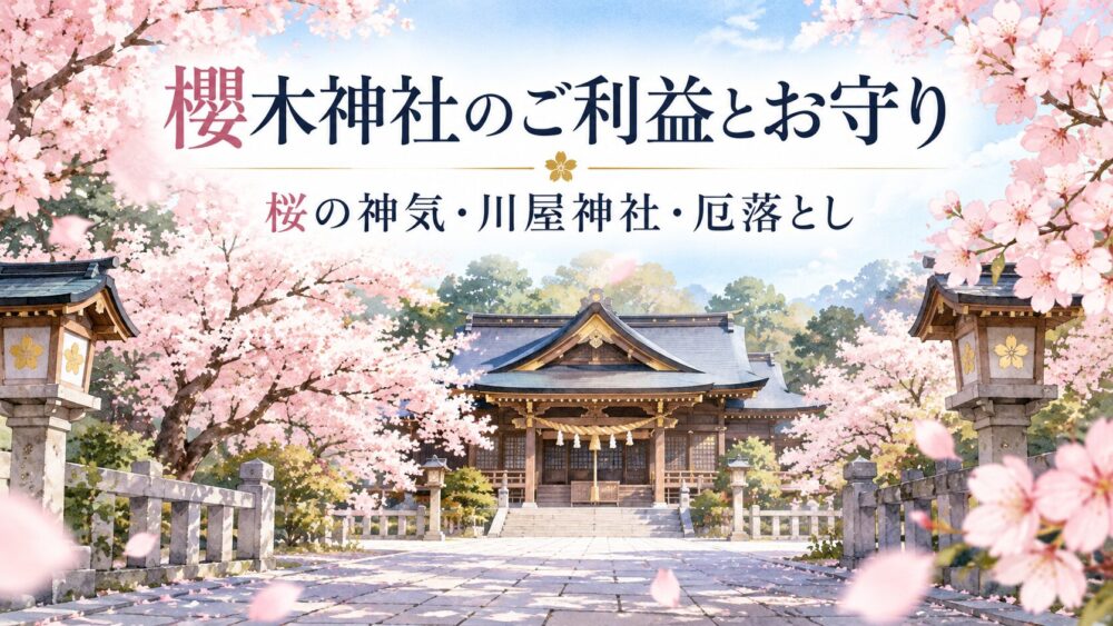 櫻木神社のスピリチュアルなご利益とお守り|不思議な桜の霊力・怖い噂の真相と川屋神社を徹底解説