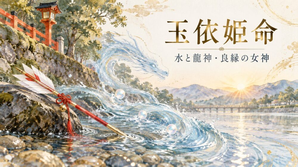 玉依姫命とは?神社やご利益・龍神のスピリチュアルな意味とサイン