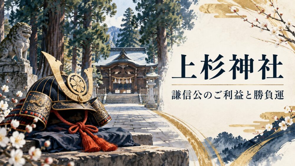 上杉神社のスピリチュアルなご利益と属性|謙信公の勝負運・不思議体験・お守り・正しい回り方まで徹底解説