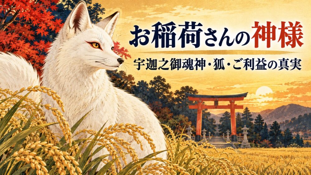 宇迦之御魂神(ウカノミタマ)とは?ご利益とお稲荷さんの真実|性別・狐との関係・「怖い」理由を徹底解説