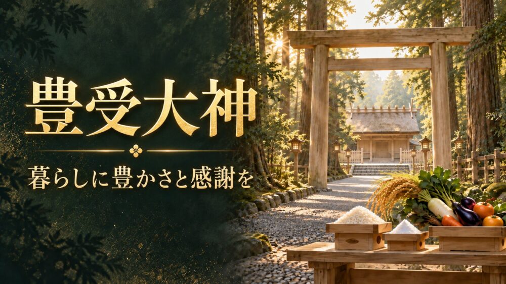 豊受大神(トヨウケノオオカミ)のスピリチュアルなご利益と正体|天照大御神との関係・お札の並べ方・神社を徹底解説