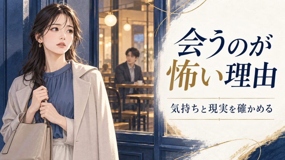 ツインレイと会うのが怖いのはなぜ?再会したのに話せない・気まずい心理と不安の解消法【星空こもぴ監修】