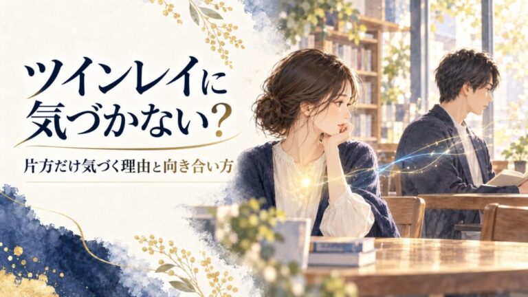 ツインレイに気づかない・片方だけ気づく理由|気づかないまま終わる?男女別の心理と気づかないふりの本音