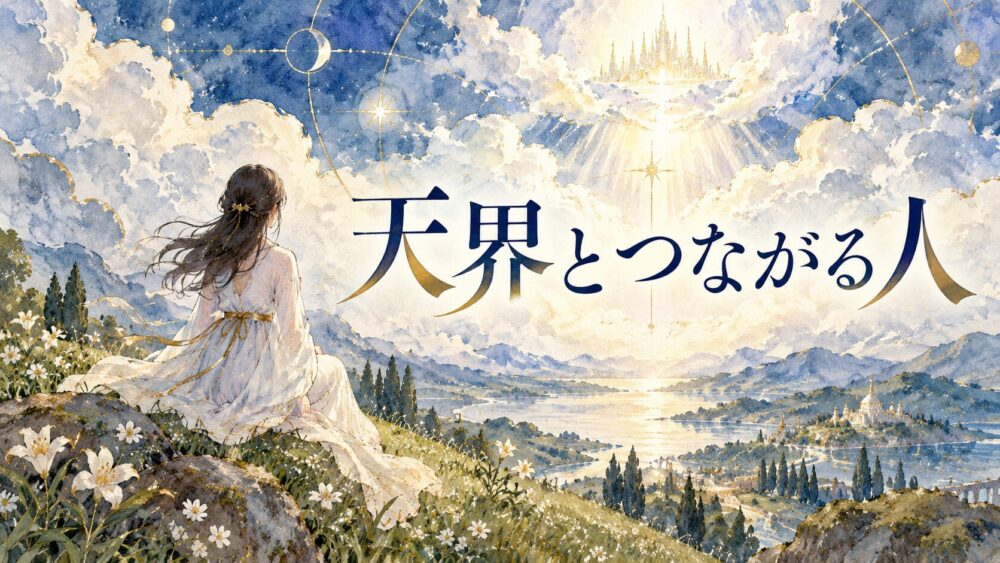 【天界と繋がっている人】12の特徴とサイン!運命が好転する理由と高次元メッセージを受け取る方法