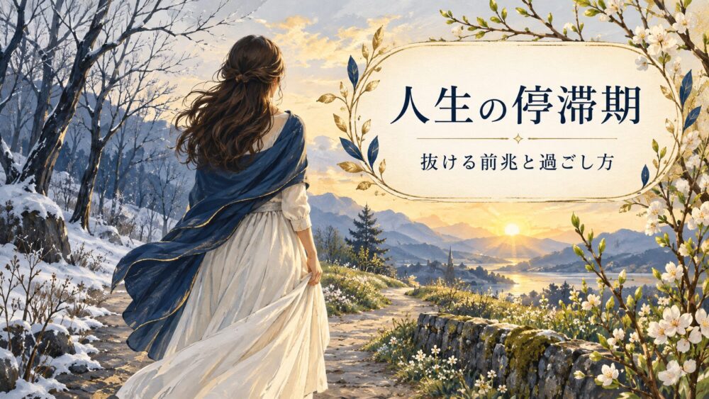 人生の停滞期・低迷期のスピリチュアルな意味!抜ける前兆サイン7選と好転させる過ごし方