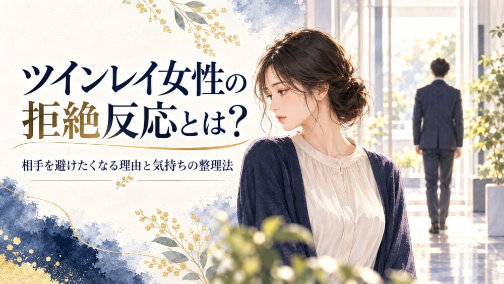 ツインレイ女性の拒絶反応とは？相手を避けたくなる理由と気持ちの整理法