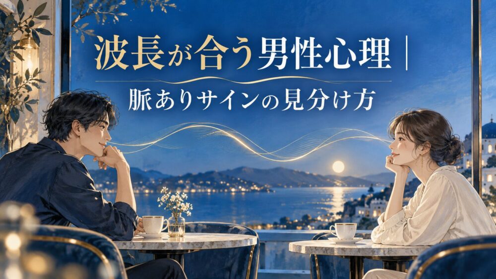 【波長が合う男性心理】男が「波長が合う」と言う本当の理由!脈ありサイン・本命アプローチと勘違いの見分け方